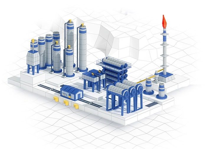 Установки подготовки газа стационарные