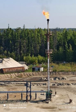 Факельные установки для Приобского месторождения