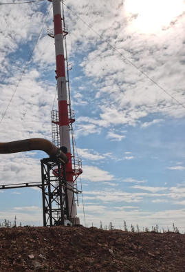 Компания ТЕХНОТЕКС возвела факельную установку для Газпромнефть - Заполярье