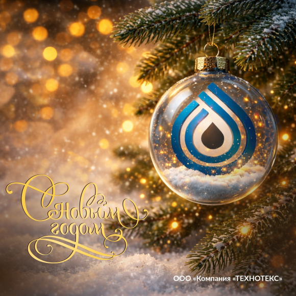 Компания «ТЕХНОТЕКС» поздравляет с Наступающим новым годом!